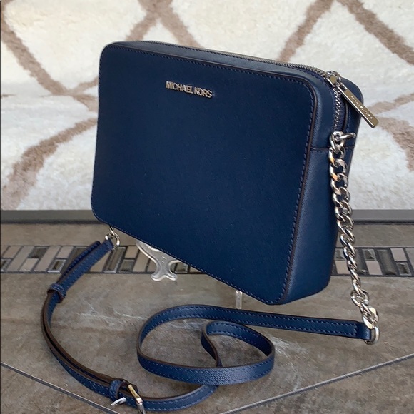 MICHAEL KORS LG EW CROSSBODY Bag NAVY 35T8GTTC9L - Picture 6 of 16